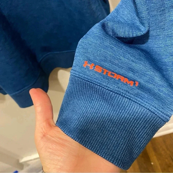 Under Armour storm 3XL loose coldgear 1/4 zip pullover sweatshirt fleece lined - Picture 6 of 6